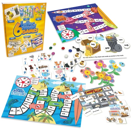 Junior Learning 6 Letter Sound Games JL400